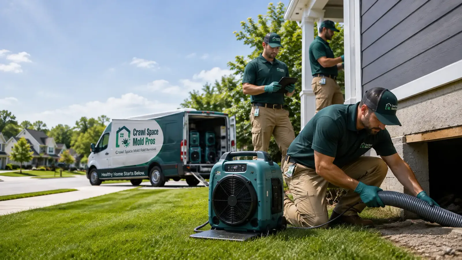 Crawl Space Mold Removal in Portage, PA